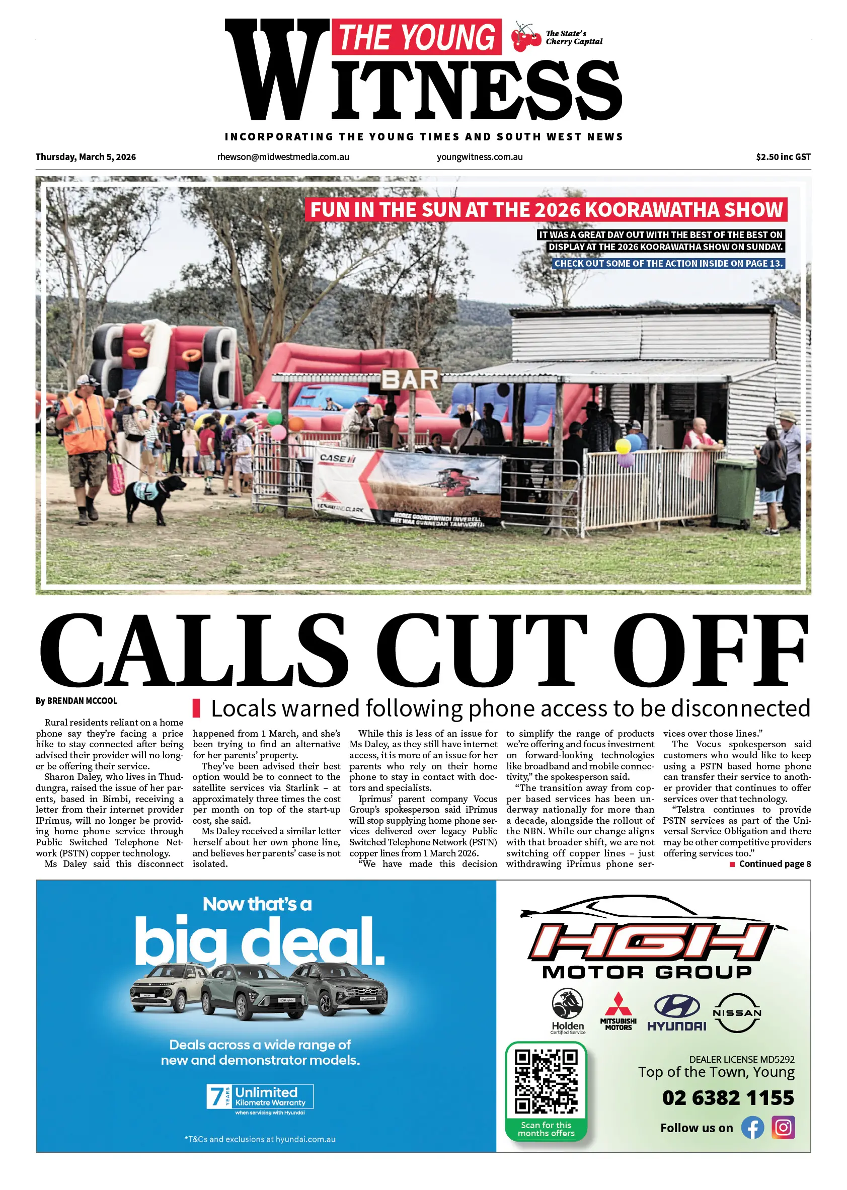 Young Witness, Thursday, March 5, 2026