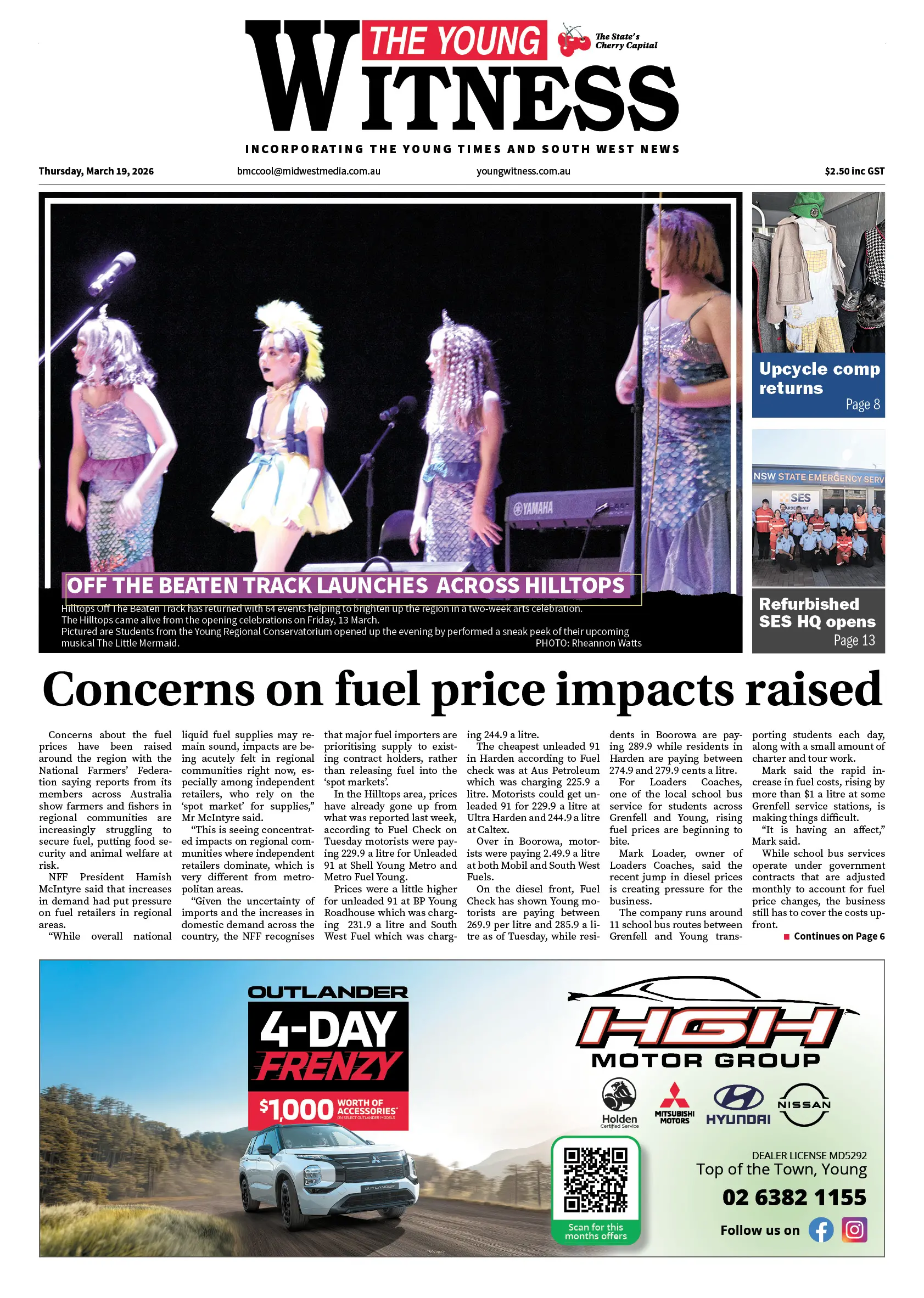 Young Witness, Thursday, March 19, 2026