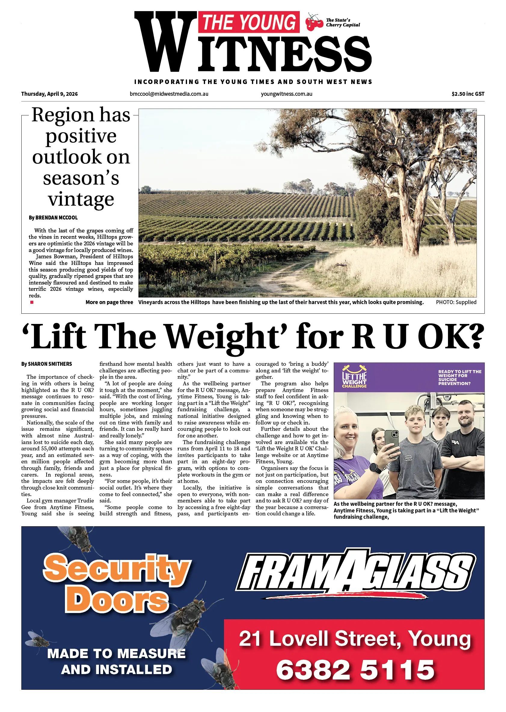 Young Witness, Thursday, April 9, 2026