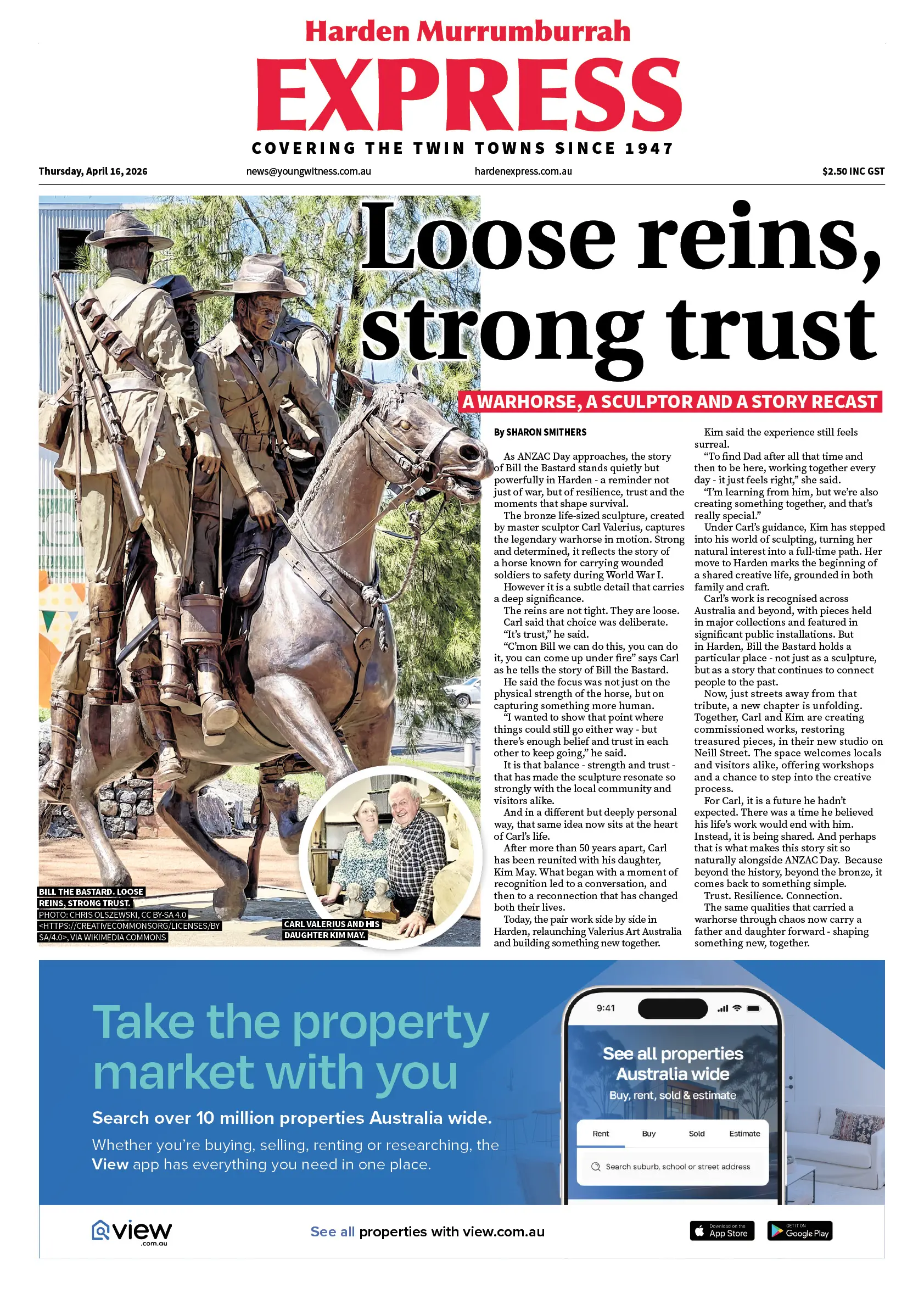 Harden Murrumburrah Express, Thursday, April 16, 2026