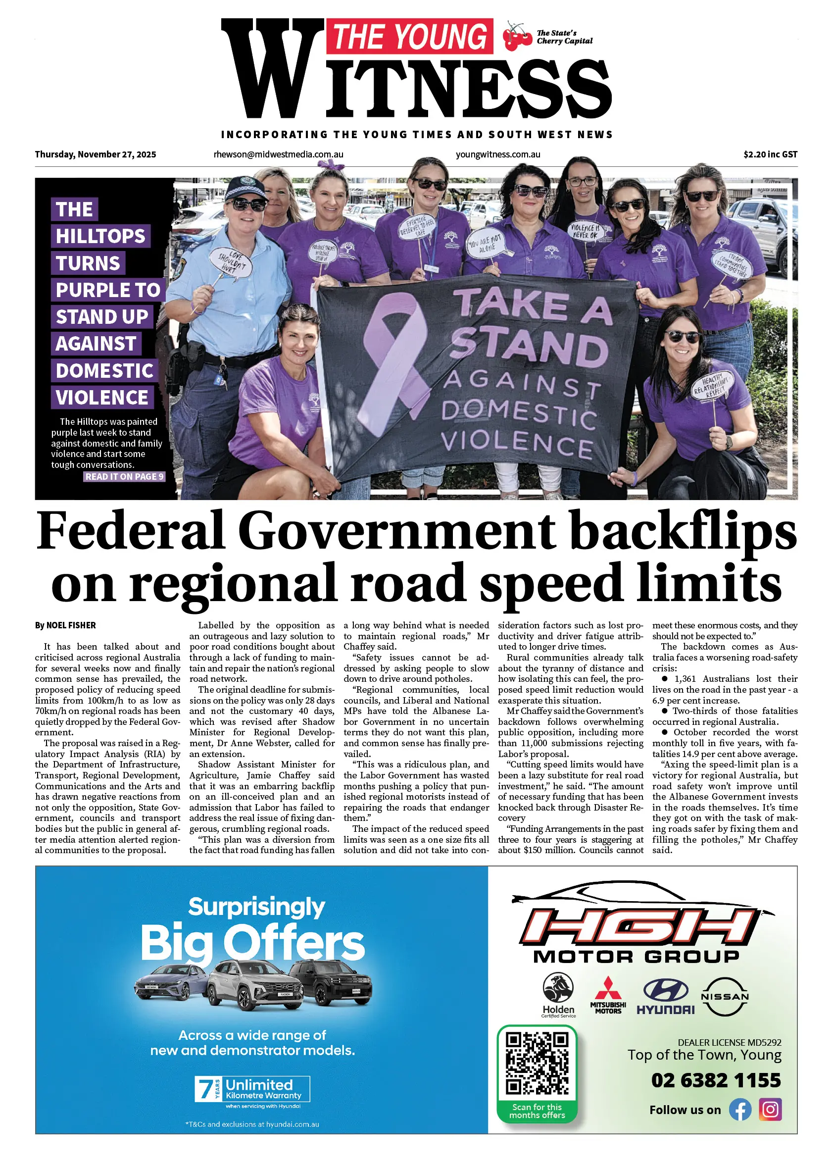 The Young Witness, Thursday, November 27, 2025